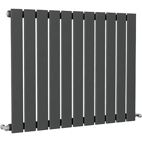 SKY Bathroom Flat Panel Radiator Horizontal 600x748mm Single Anthracite