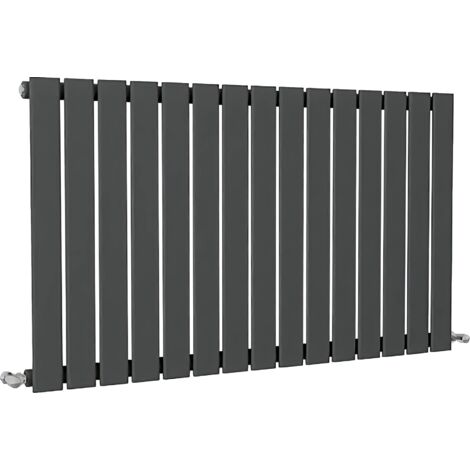 SKY Bathroom Flat Panel Radiator Horizontal 600x1020mm Single Anthracite