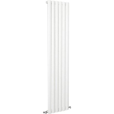 SKY Bathroom Oval Column Radiator Vertical 1600x354mm Single White
