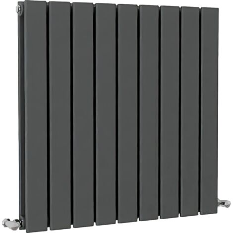 SKY Bathroom Flat Panel Radiator Horizontal 600x612mm Double Anthracite