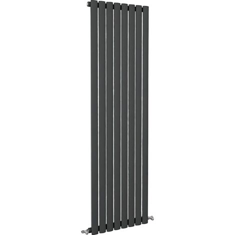 SKY Bathroom Oval Column Radiator Vertical 1600x472mm Single Anthracite