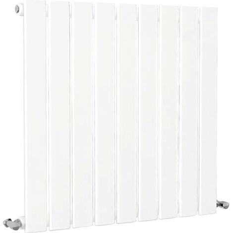 SKY Bathroom Flat Panel Radiator Horizontal 600x612mm Single White