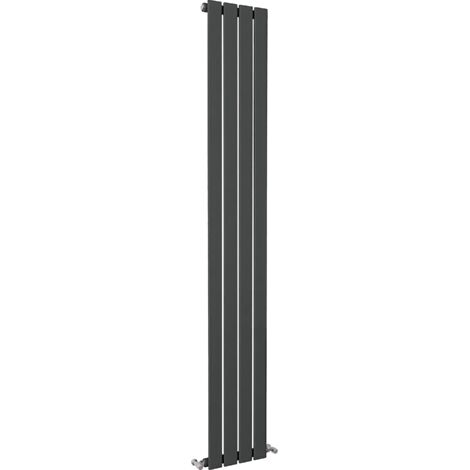 SKY Bathroom Flat Panel Radiator Vertical 1800x272mm Single Anthracite