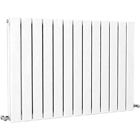 SKY Bathroom Flat Panel Radiator Horizontal 600x884mm Double White