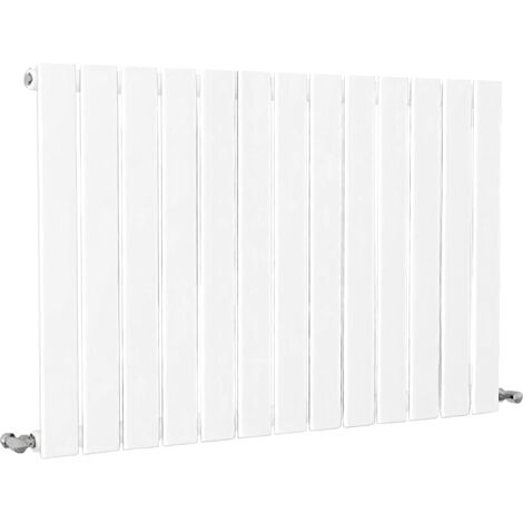 SKY Bathroom Flat Panel Radiator Horizontal 600x884mm Single White