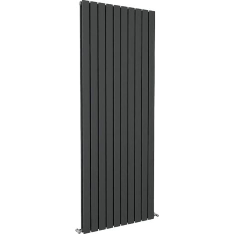 SKY Bathroom Flat Panel Radiator Vertical 1800x680mm Double Anthracite
