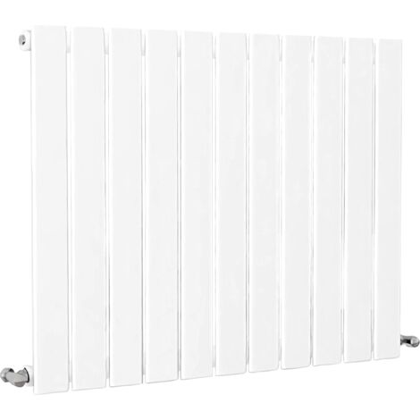 SKY Bathroom Flat Panel Radiator Horizontal 600x748mm Single White