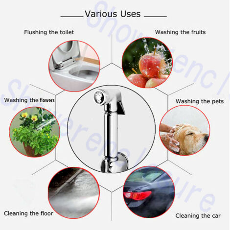 Sky Bathroom Thermostatic Mixer Bidets Toilet Valve Hand Held Douche Kit Muslim Spray Shower