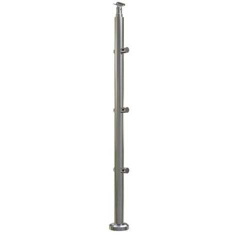 Stainless Steel Handrail Safety with 3 Cross Bars, 150cmx106cm for Indoor amd Outdoor