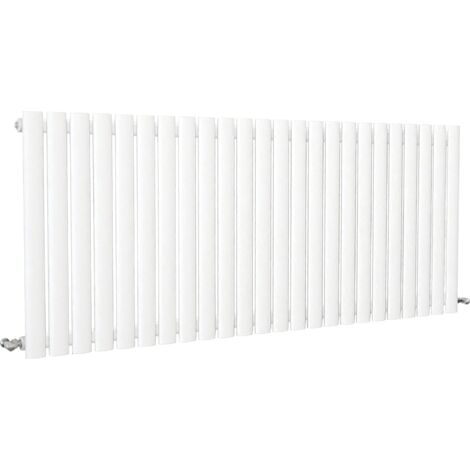 SKY Bathroom Oval Column Radiator Horizontal 600x1416mm Single White