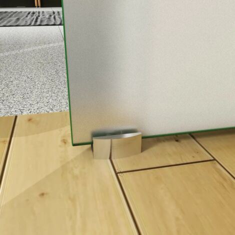 Interior Sliding Door Tempered Glass Fully Frosted and Rail Track Kit 900mm