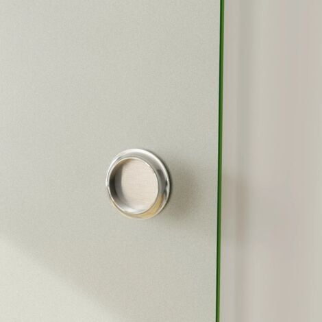 Interior Sliding Door Tempered Glass Fully Frosted and Rail Track Kit 900mm