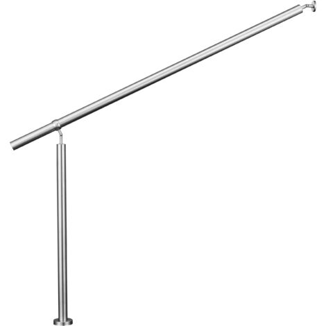 Stainless steel handrail entrance for stairs suitable for outdoor and indoor,Silver,150x106cm