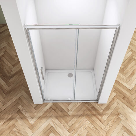 SKY Bathroom Bathroom Sliding Shower Door Enclosure Cubicle 1200x1900mm 8mm NANO Glass