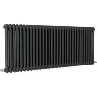 SKY Bathroom Traditional Cast Iron Style Radiator 2 Column Anthracite 600x1460mm