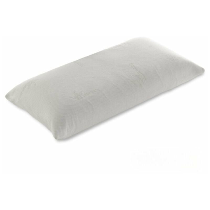 Cuscino alto in visco colore bianco 75cm