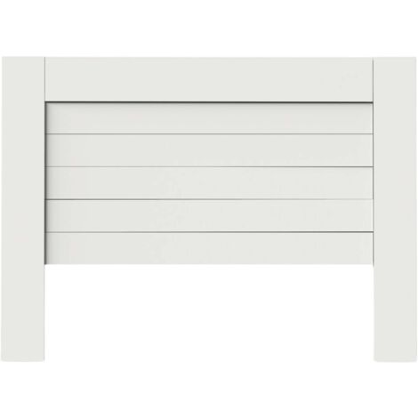 Tête de lit Aroa 164 cm blanche – Design moderne minimaliste – Pour lits doubles jusqu'à 160 cm – Mélamine de haute qualité – Muebles Pitarch (1/5)