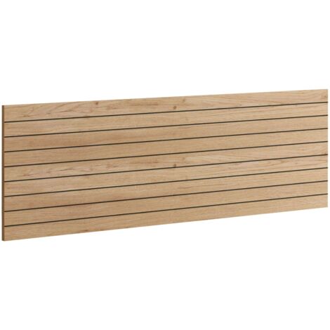 Miroytengo – Tête de lit Camila 160 cm – Mélamine résistante avec sérigraphie chêne doré – Hauteur 50 cm – Compatible sommiers 135-160 cm
