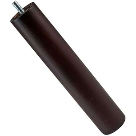 Abitti Pack 6 Pieds Cylindriques Métal – Hauteur 30 Cm – Pour Sommier & Sommier Tapissier 40×30 Mm – Antidérapant & Anti-bruit