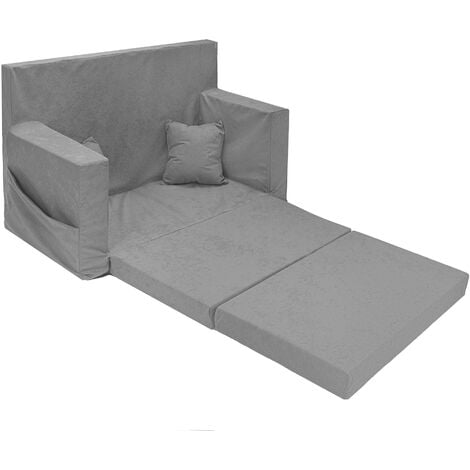 Mini canapé-lit enfant Teddy vertfauteuils,poufs,matelas,meubles enfants