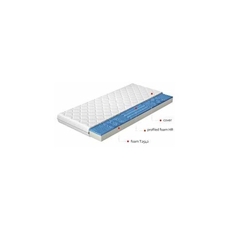 Matelas 100x200 Hauteur 23 Cm Soutien Ferme Extrèment Durable Mousse Haute  Résilence HR 40 Kg-m3 + Protège Matelas OFFERT Nuits