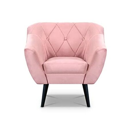 Fauteuil coquille blush