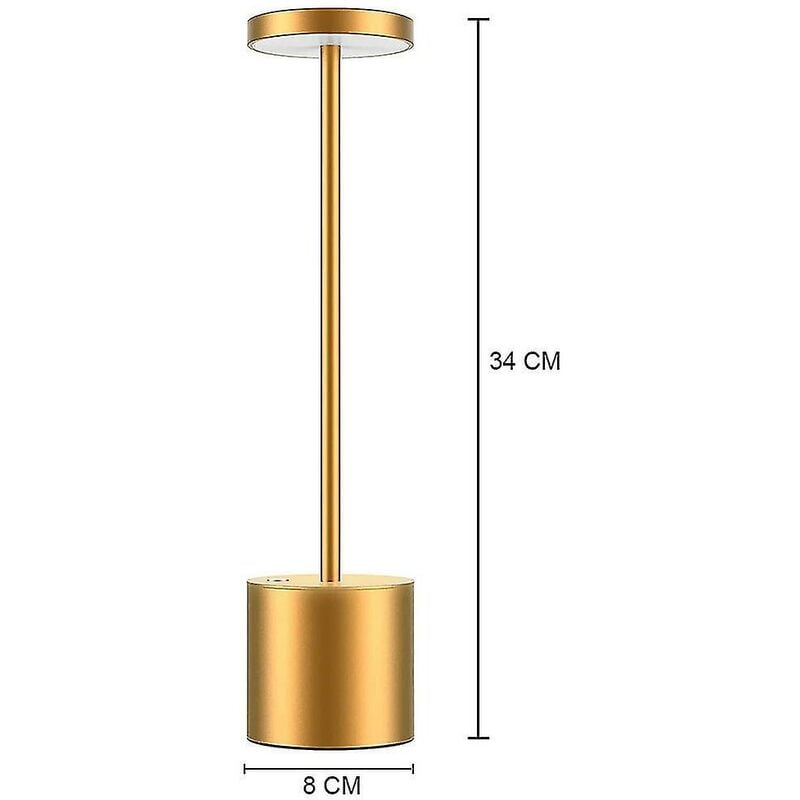 Lampe sans fil rechargeable Luxciole Bronze 34cm by Hisle