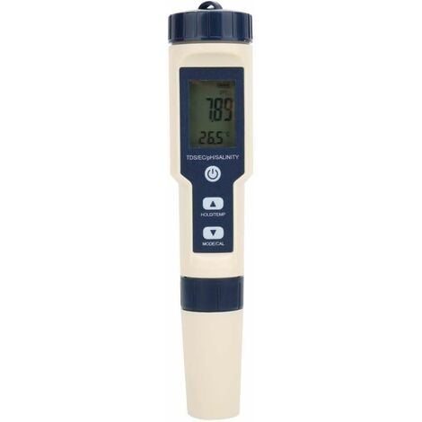 Compteur de qualité de l'eau, conductimètre portable 3 en 1 EC/TDS/température,  testeur de