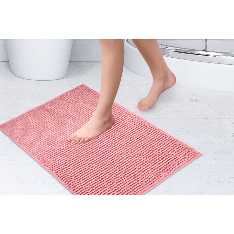 Noodle NonSlip Bath Mat 40 x 60cm Burnt Orange