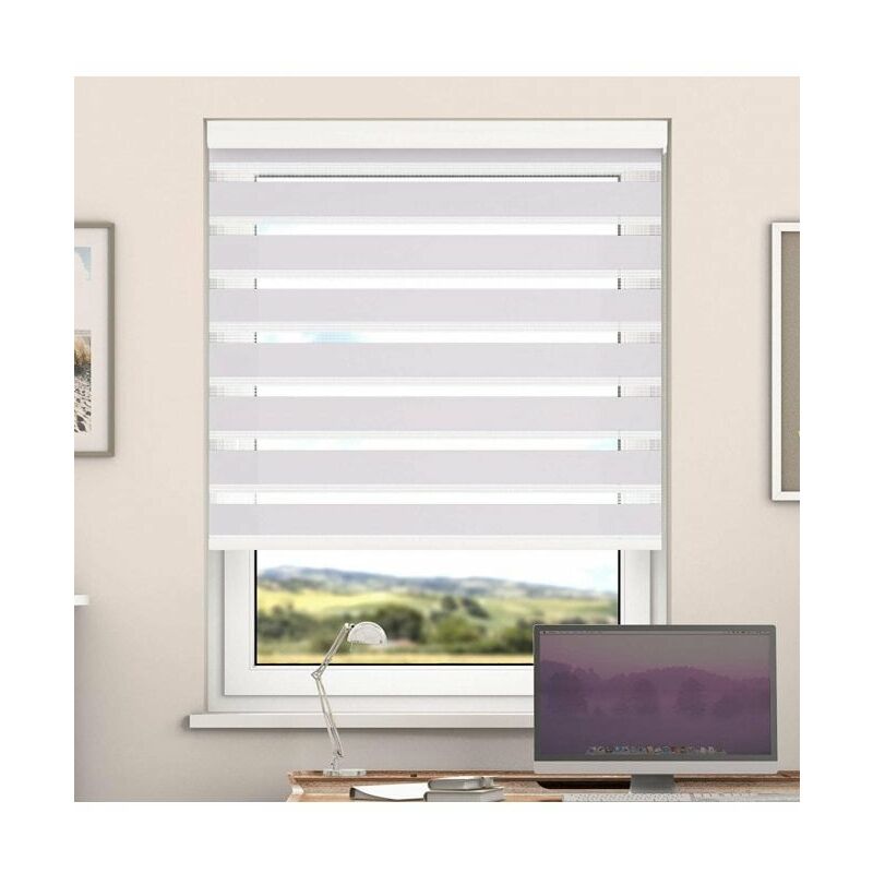 Day And Night Zebra Roller Blind With Cassette(dune, 50cm X 220cm)