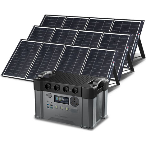 Tragbarer Stromgenerator 240Wh/200W Solar Generator mit 100W Faltbare  SolarPanel für Outdoor Camping Home Stromerzeuger