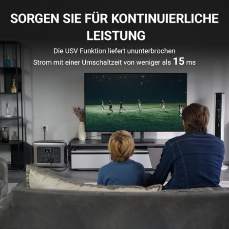 ALLPOWERS R2500 Kraftwerk Solargenerator 2016Wh mit 2 Stück 200W Solarmodul flexiblem monokristallinem, 4 x 2500W AC Ausgänge (4000 W Spitze), Tragbare Powerstation für Stromausfall Camping Wohnmobil