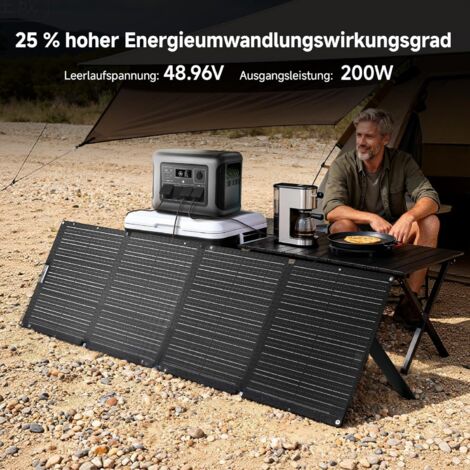 ALLPOWERS 200W Faltbares Solarpanel – Mit Solaran Produktbild-Vorschau 5