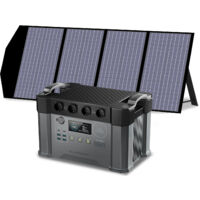 ALLPOWERS S2000 Pro Tragbares Powerstation 1451Wh 2400W (4000W Spitzenwert) AKKU MPPT Solargenerator Mobiler Stromspeicher mit 140W Faltbares Solarpanel für Wohnmobil, Reisen, Camping, Stromausfälle