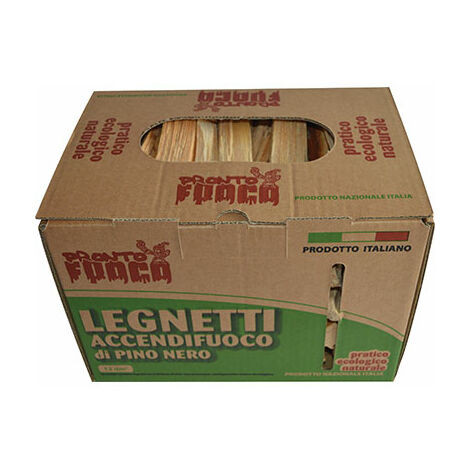 KIT PROMO - 3 Scatole di legna da ardere + Accendi fuoco