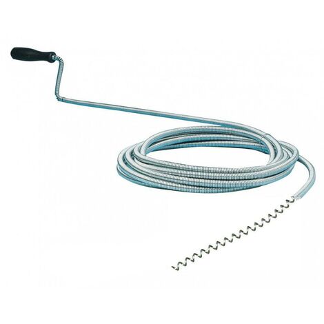 Furet déboucheur de canalisations 1,70 m – Tige flexible chromée – Déboucheur en tire-bouchon – Pour petits espaces confinés – Beast