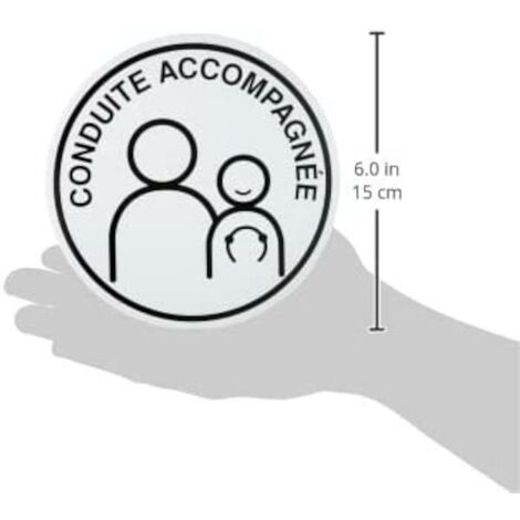 Disque électrostatique Conduite Accompagnée AAC Outile (1/4)