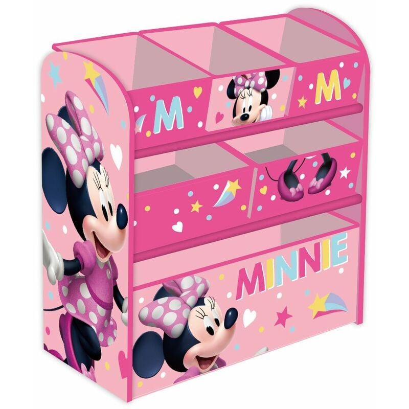 Disney - Poltrona per bambini, Minnie Cuori Rosa, dai 2 anni, 43 x