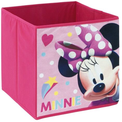 Minnie Scatola Contenitore Portagiochi Pieghevole 31x31x31cm (1/2)