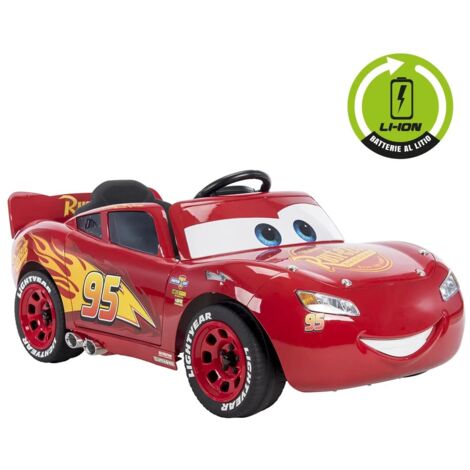 Macchina Elettrica Cars Saetta McQueen Disney Auto a Batteria Litio (1/5)