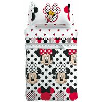 Copriletto Trapuntato Minnie Pois letto Singolo