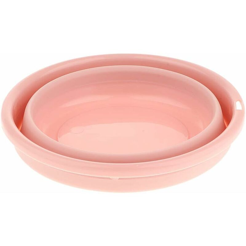 Lavabo multifunción Lavabo retráctil portátil plegable para el hogar Cocina Picnic Viajes Camping Senderismo Pesca - Rosa 4.33cm