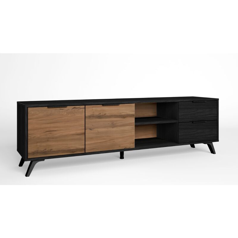 Mueble de T.V. Con cajones Serena Nogal