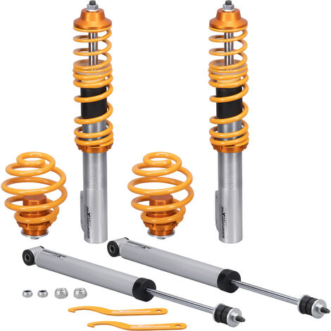 Doppelrohr Gewindefahrwerk Tieferlegung Für Renault Clio II 1998-2005 CoiloversGewindefahrwerk Für Renault Clio II 98-2005 Stodmpferfedern Doppelrohr-Desi (1/5)