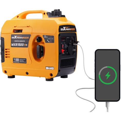 [NEUWERTIG] 1,2KW Inverter Stromerzeuger Stromgenerator 11,5kg leicht tragbar Seilzugstarter Benzin 4 Takt als Notstromaggregat für Camping Reise MaXpeedingrods never used