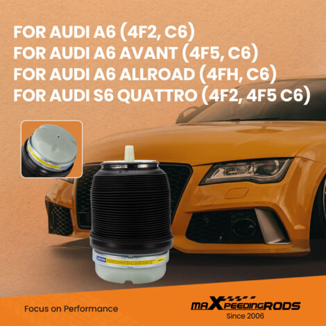 2X Federbalg Luftfeder hinten L&R für Audi A6 Allroad Avant C6 4F 4F0616001J