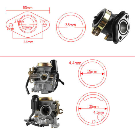 Molla Progressiva Per Rex 50 Ammortizzatore Posteriore Per Scooter Rex RS 450 50 4T LAEAGZ400 (anni 2006-2014) - Molla Progressiva, Nero Ammortizzatore Rex RS - Foto 2