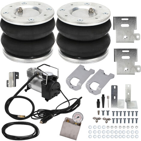 2x Luftfederung Luftfeder +12 V Kompressor Set for Ford Transit 2001-2020 4000K