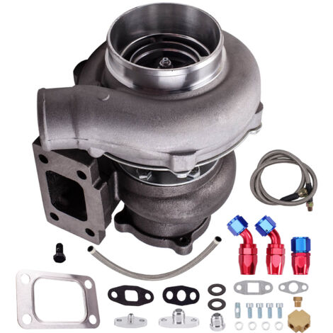 Universal Turbolader mit lleitungen for GT30 GT3076 T3 AR .60 GT3037 500 PS NEU (1/5)