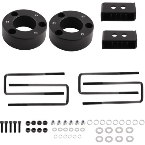 2" Front Leveling Lift Kit For 2004-2023 Ford F150 2WD/4WD - Black Aluminum Spacers 8 thumbnail image